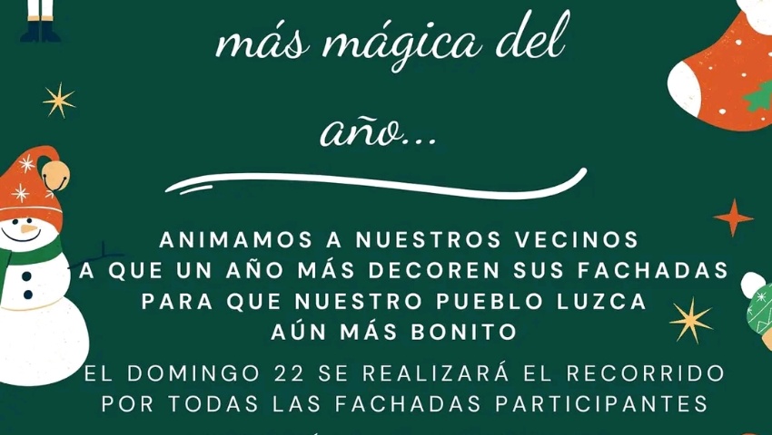 Decora tú fachada para hacer más bonito el pueblo.