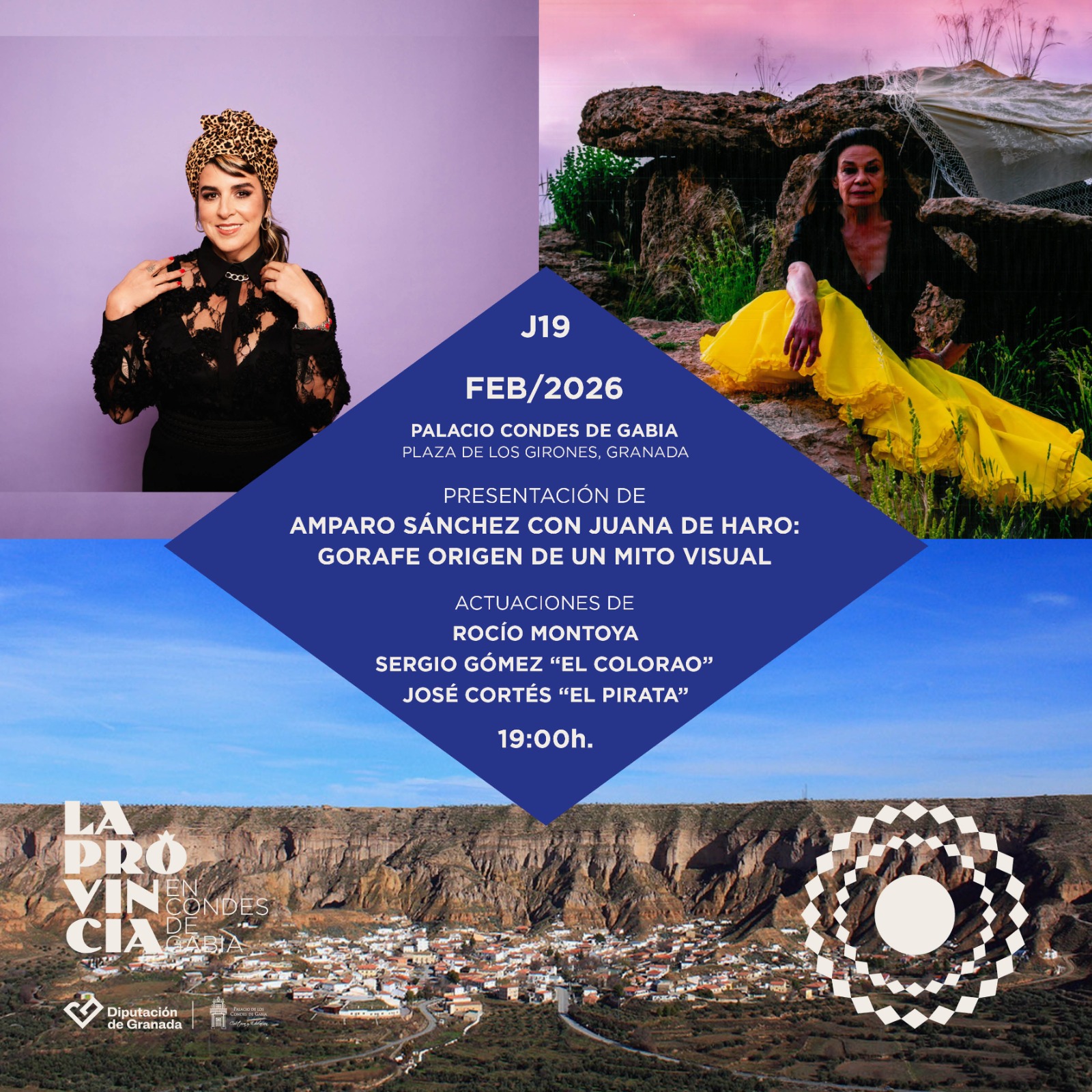 Amparo Sánchez con Juana de Haro: Gorafe Origen de un Mito Visual